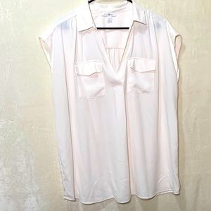 Roz & Ali white blouse